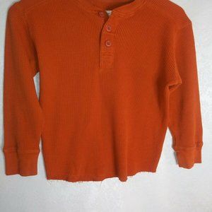 Cherokee Boys shirt size xs Orange 100% Cotton